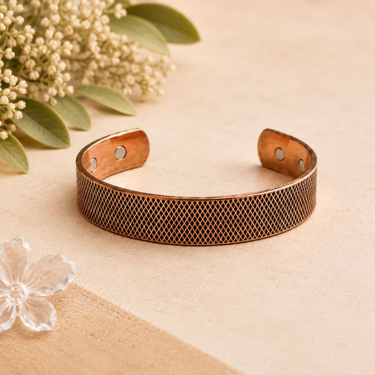 Elemental Mesh Copper Bracelet