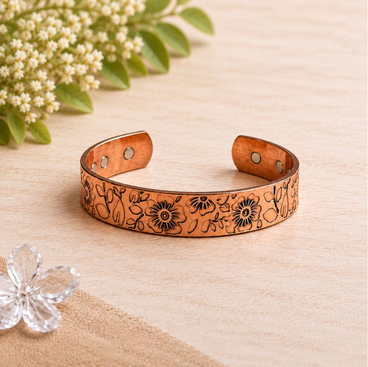 Petal Grace Copper Bracelet