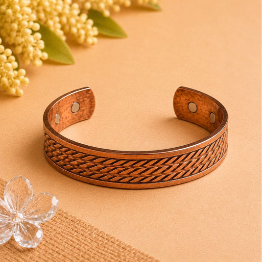 Titan Weave Copper Bracelet