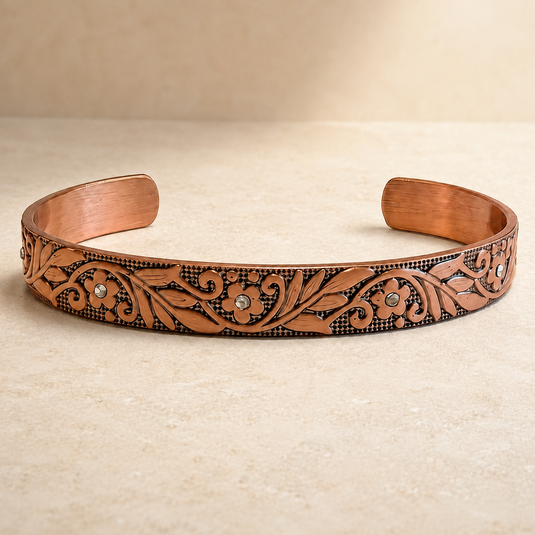 Rosette Copper Bracelet