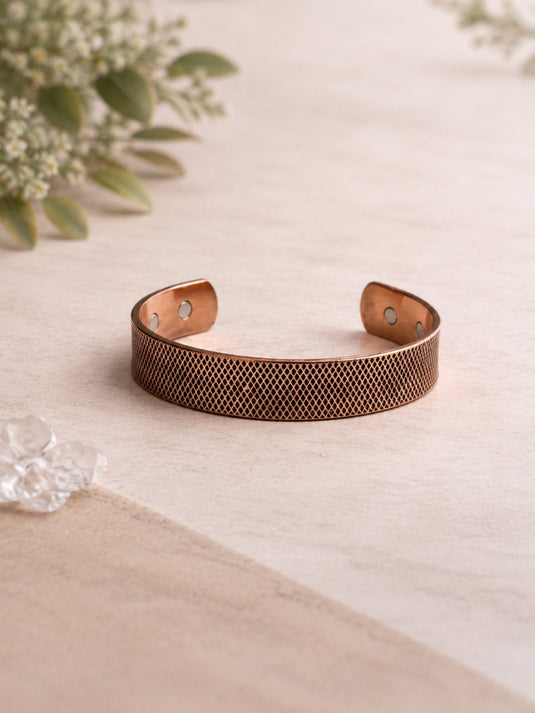 Elemental Mesh Copper Bracelet