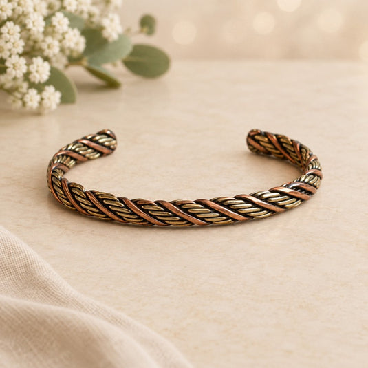 Unity Weave Copper Bracelet