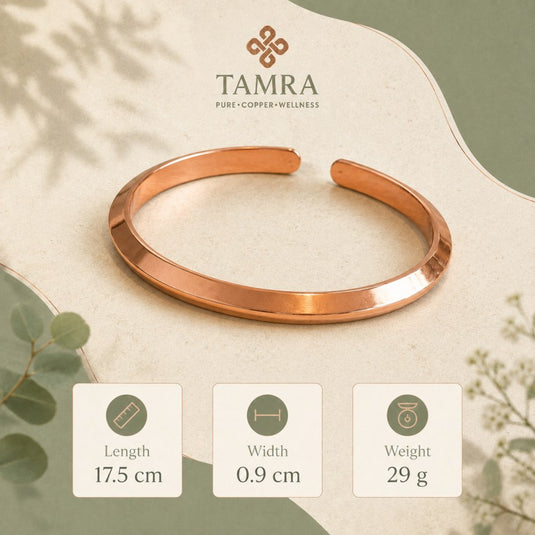 Classic Pure Copper Cuff Bracelet