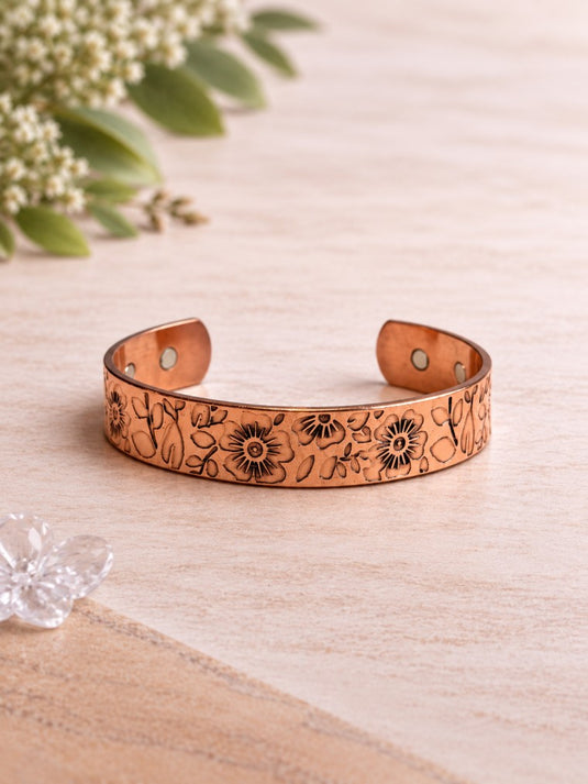 Petal Grace Copper Bracelet