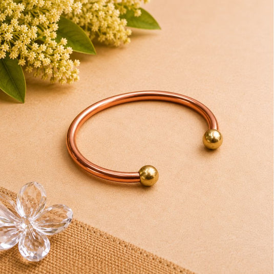 Copper Bracelet Plain Round