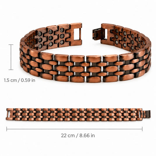Citadel Magnetic Copper Bracelet