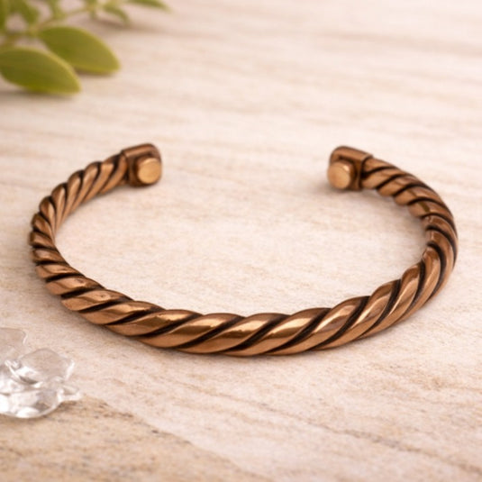 Copper Bracelet One-Way Twist style