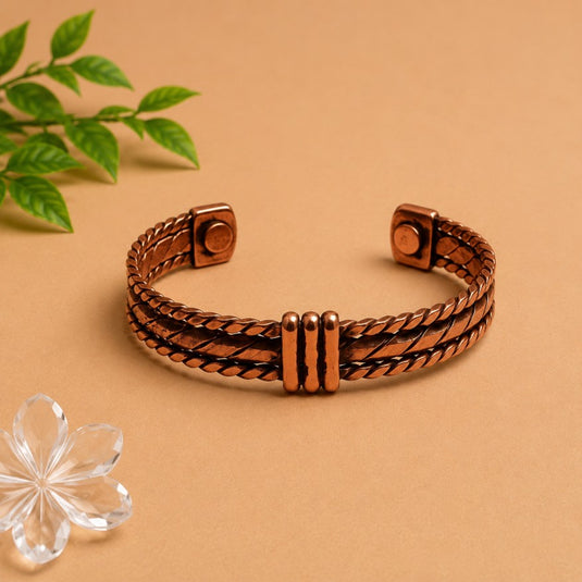Titan Weave Copper Cuff