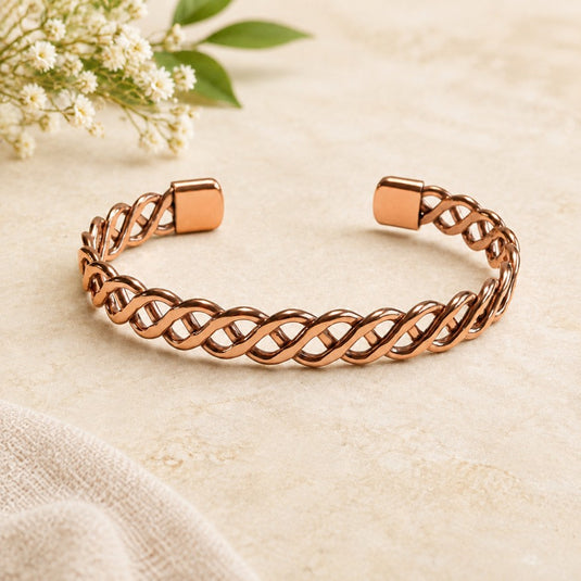 Cordelia Braid Copper Bracelet