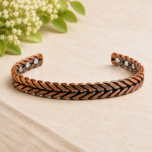 Laurel Magnetic Copper Bracelet