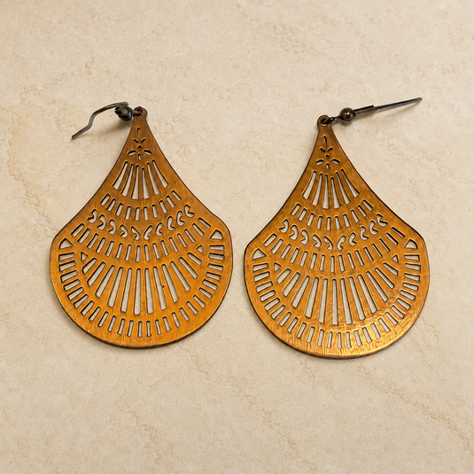 Sahara Copper Earrings