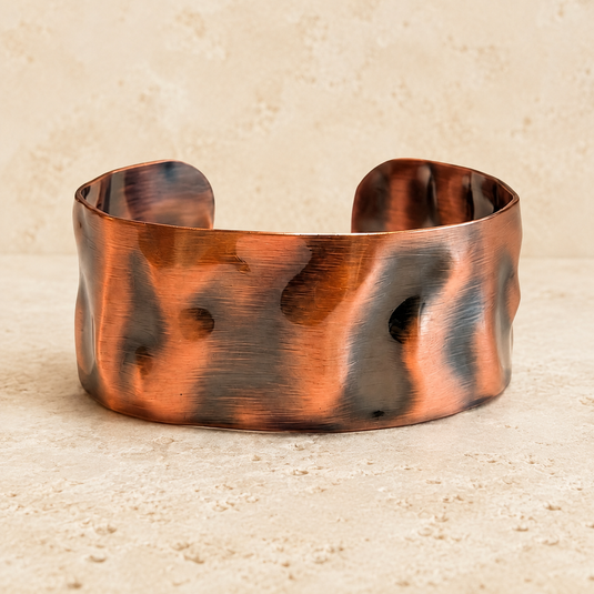 Strata Copper Cuff Bracelet