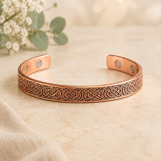 Heritage Weave Copper Bracelet