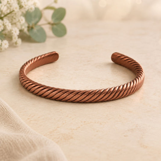 Copper Spiral Bracelet
