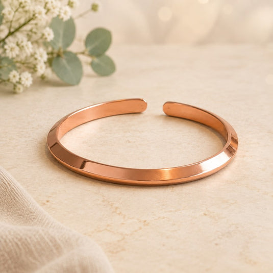 Classic Pure Copper Cuff Bracelet