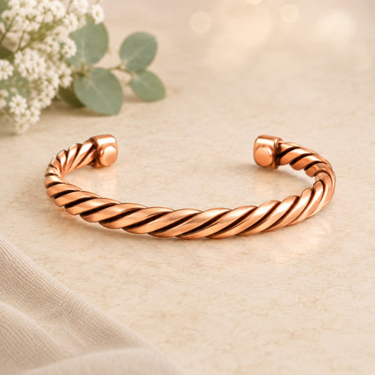 Copper Bracelet One-Way Twist style