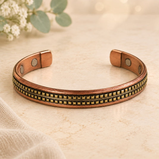Copper Bracelet Double Tone