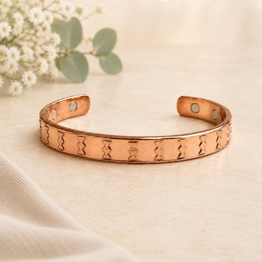 Modern Line Copper Bracelet