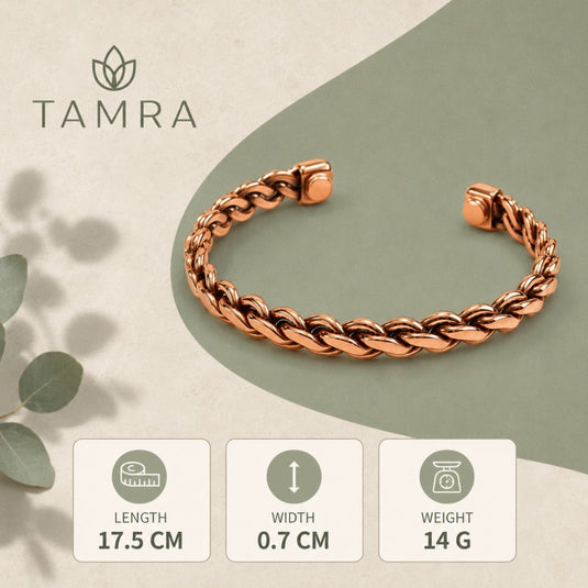 Signature Twist Copper Bracelet
