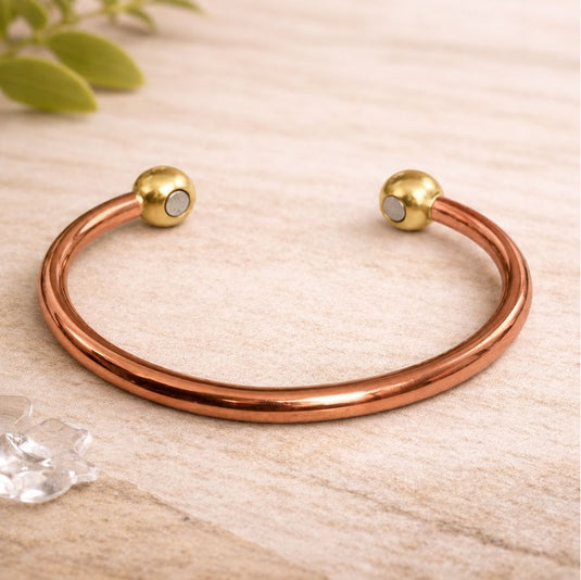 Copper Bracelet Plain Round