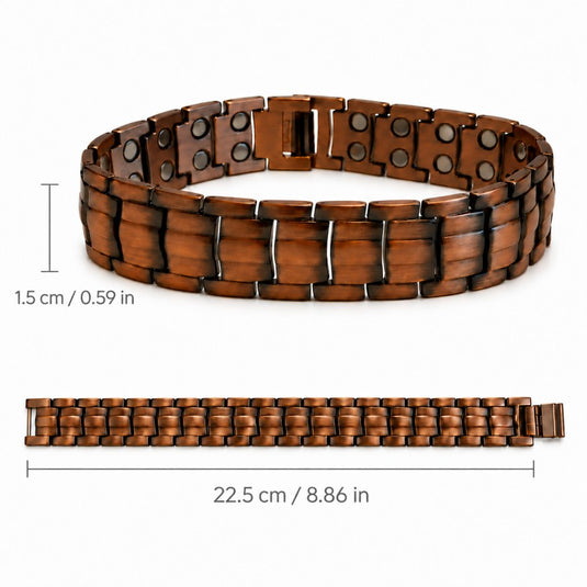 Atlas Magnetic Copper Bracelet