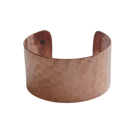 Hammered Copper Cuff Bracelet image 1