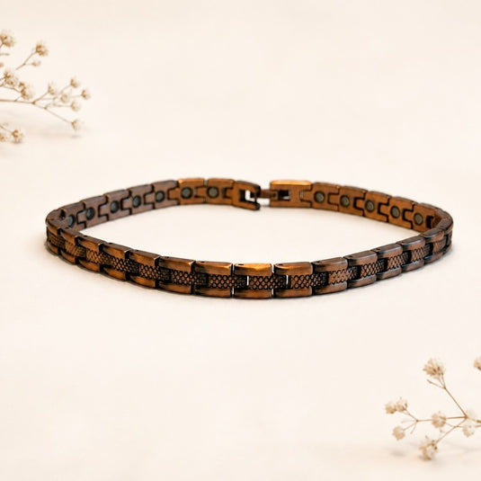 Kestrel Mesh Magnetic Copper Anklet