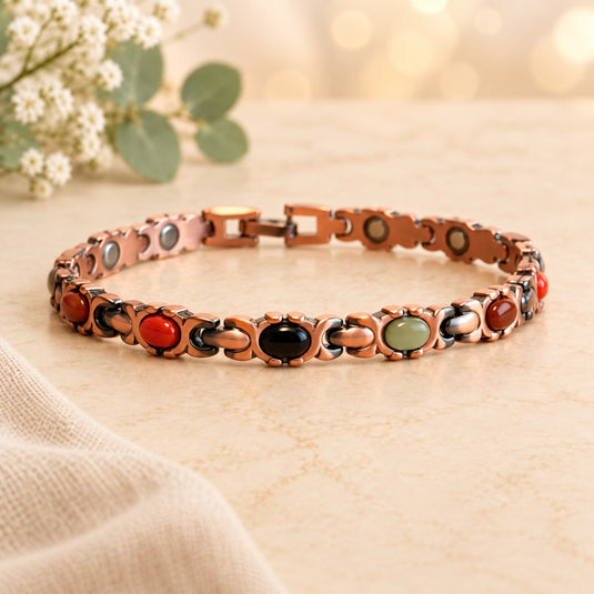 Prismara Multicolour Magnetic Copper Bracelet